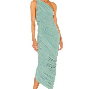 Norma Kamali Diana gown in Vintage Mint